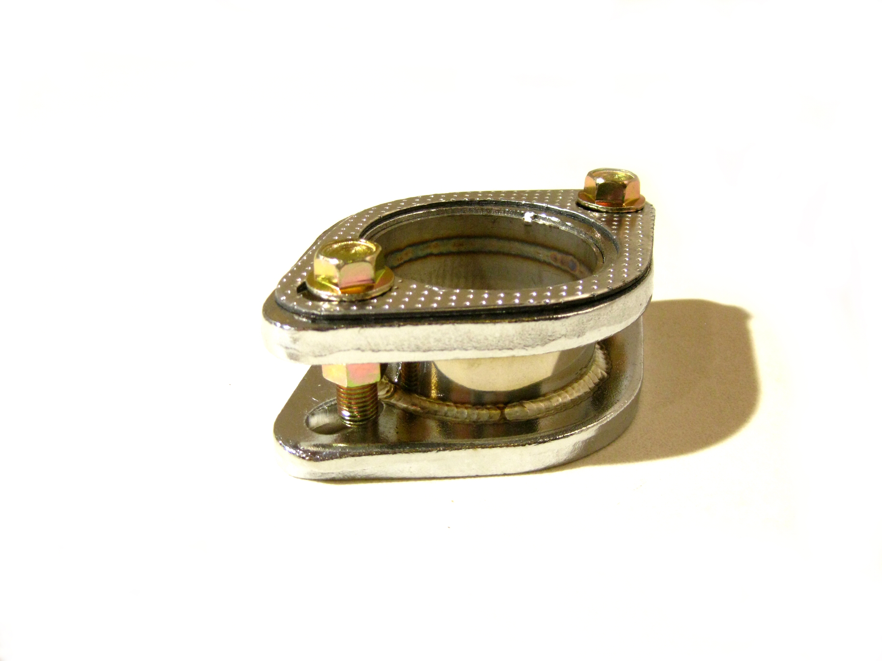 EXHAUST ADAPTER 2.5 INCH 40 MM 2 BOLT (UNIVERSAL) - 2