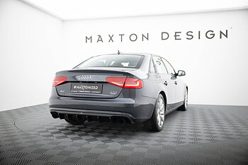 REAR VALANCE SUITABLE FOR AUDI A4 B8 FACELIFT (VERSION WITH SINGLE EXHAUSTS ON BOTH SIDES) – MAXTON DESIGN