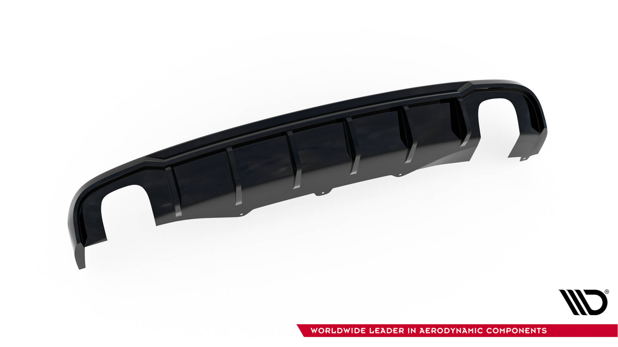 REAR VALANCE SUITABLE FOR AUDI A4 B8 (VERSION WITH SINGLE EXHAUSTS ON TWO SIDES) – MAXTON DESIGN - 4