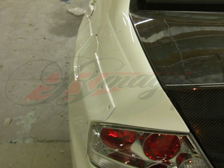 MITSUBISHI EVO 8/9 WIDE REAR FENDERPANELS + DOOR CAPS 35MM - 7