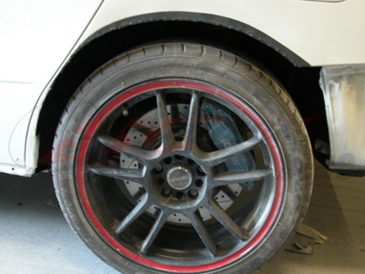 MITSUBISHI EVO 8/9 WIDE REAR FENDERPANELS + DOOR CAPS 35MM - 5