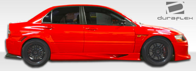 MITSUBISHI EVO 8/9 WIDE REAR FENDERPANELS + DOOR CAPS 35MM - 3