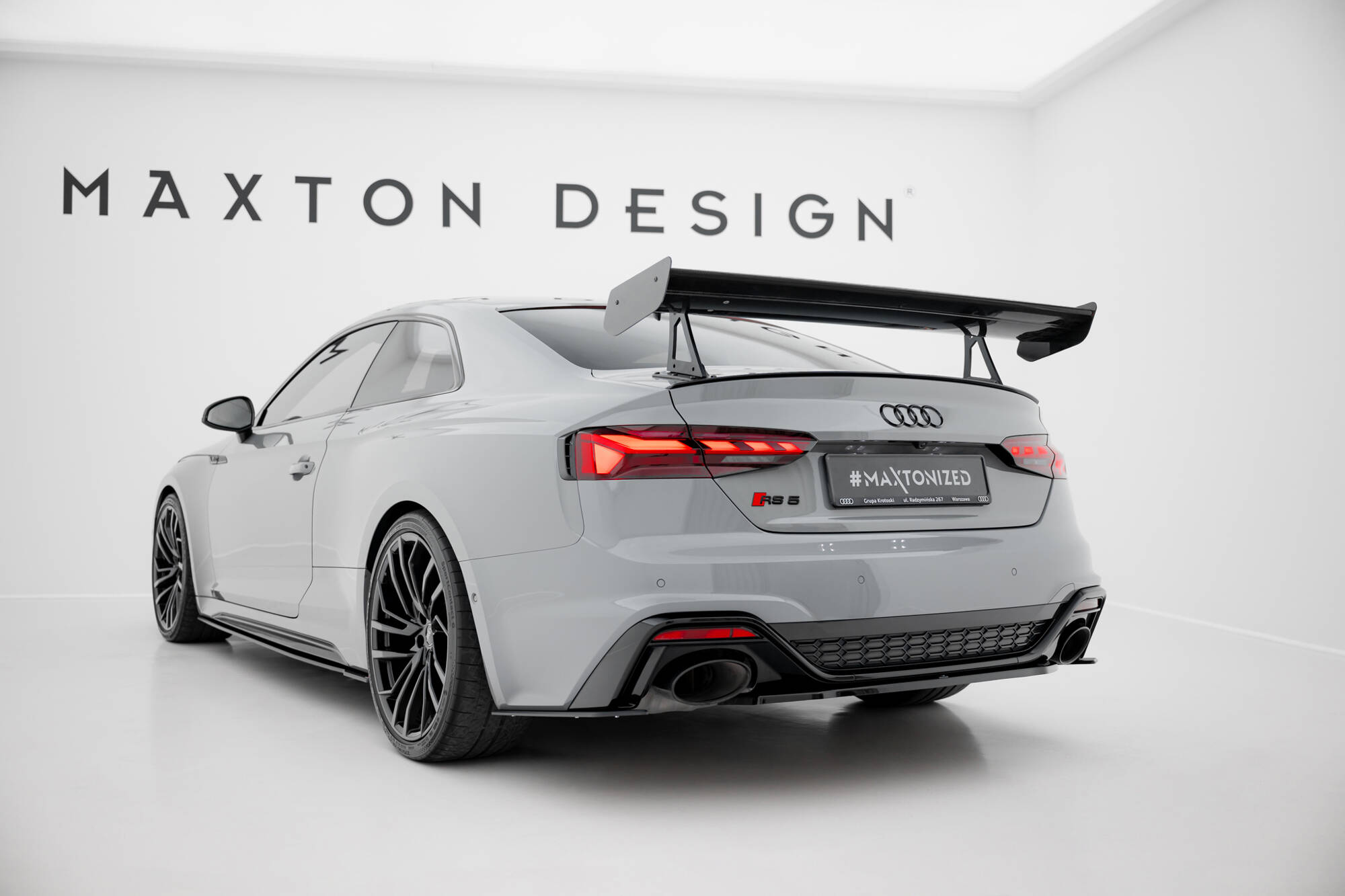 CARBON SPOILER WITH UPPER SWAN MOUNTING SUITABLE FOR AUDI A5 / A5 S-LINE / S5 / RS5 COUPE F5 / F5 FACELIFT – MAXTON DESIGN - 9