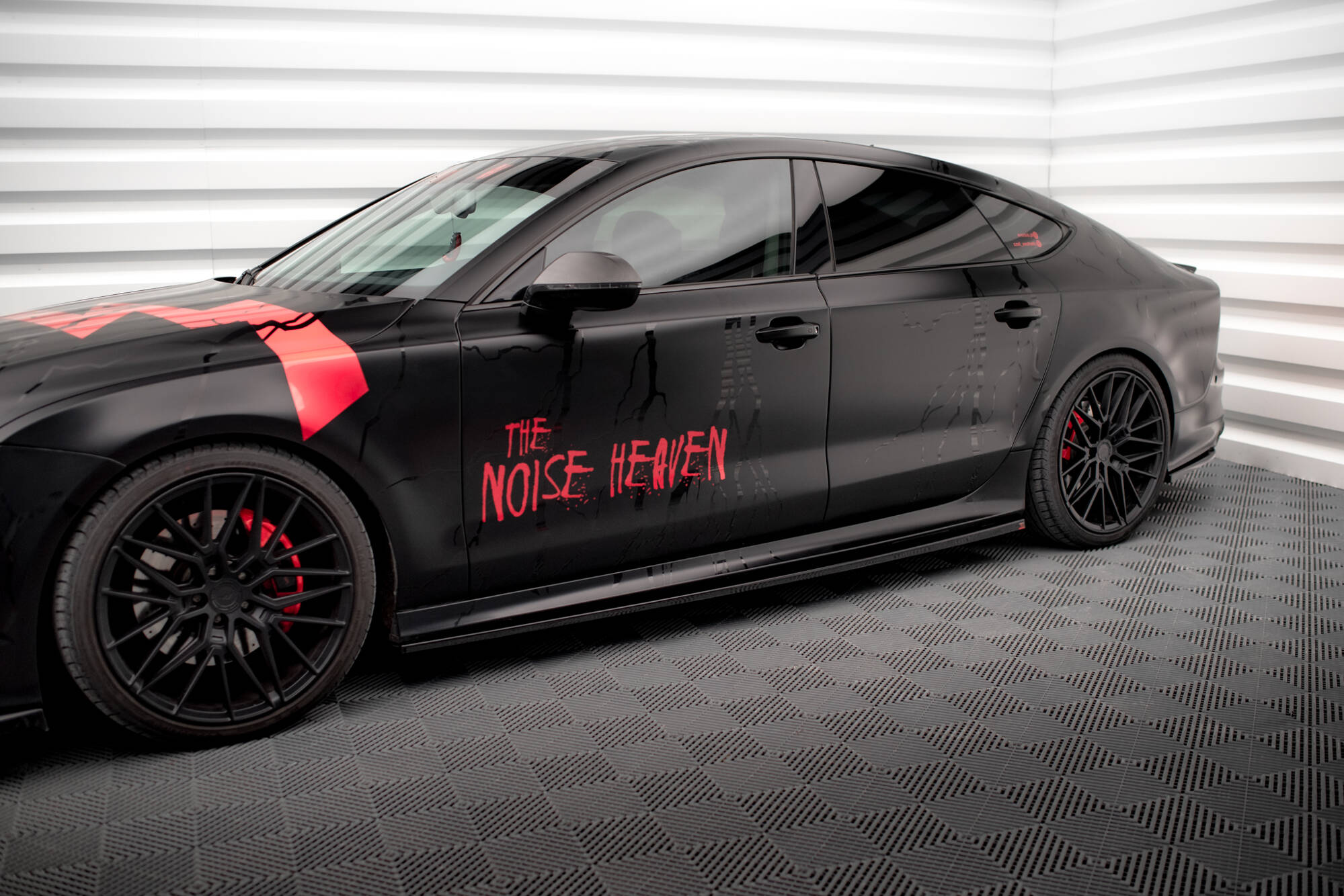 Side Skirts Diffusers V.1 Audi A7 S-Line C7 - 3