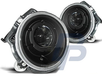 HEADLIGHTS MERCEDES W461,W463 G-CLASS 92-06 BLACK
