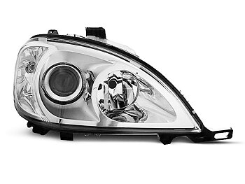 HEADLIGHTS MERCEDES W163 ML M-CLASS 03.98-08.01 CHROME