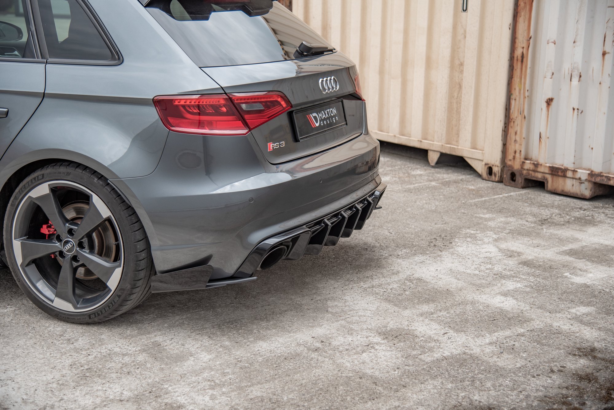 Rear Side Flaps Audi RS3 8V Sportback (2015-2016) - 4
