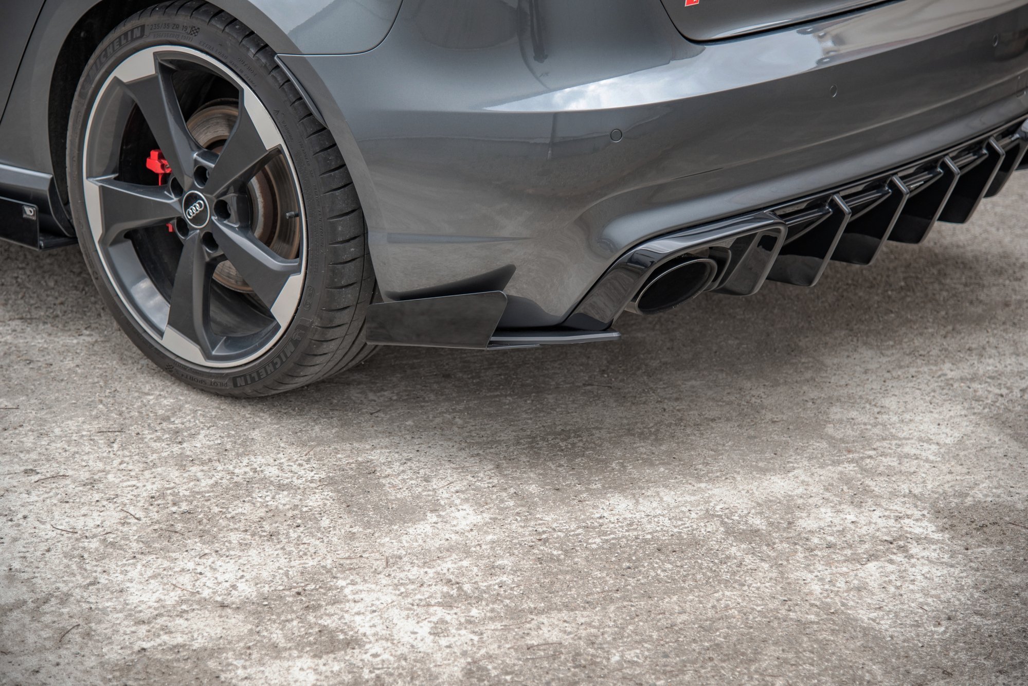 Rear Side Flaps Audi RS3 8V Sportback (2015-2016) - 2