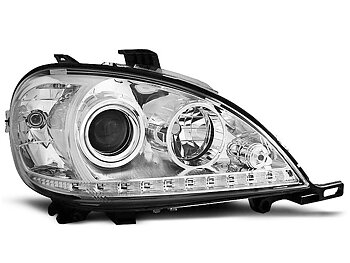 HEADLIGHTS MERCEDES W163 ML M-CLASS 03.98-08.01 DAYLIGHT CHROME