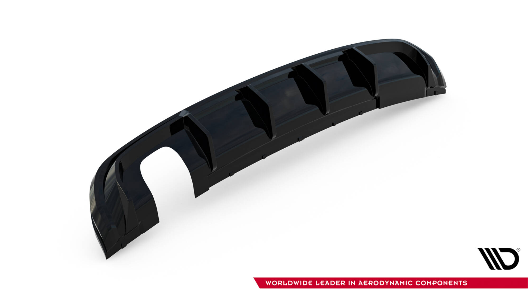 REAR VALANCE SUITABLE FOR AUDI A3 S-LINE SPORTBACK 8V (VERSION WITH SINGLE EXHAUST TIPS ON ONE SIDE) – MAXTON DESIGN - 5