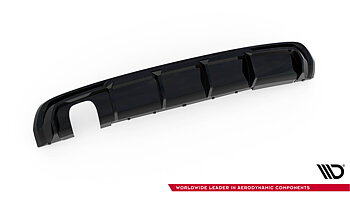 REAR VALANCE SUITABLE FOR AUDI A3 S-LINE SPORTBACK 8V (VERSION WITH SINGLE EXHAUST TIPS ON ONE SIDE) – MAXTON DESIGN