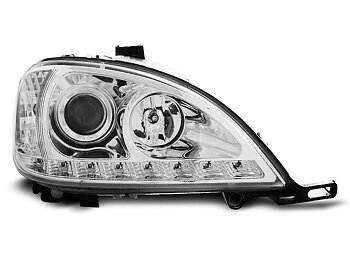 HEADLIGHTS MERCEDES W163 ML M-CLASS 03.98-08.01 DAYLIGHT CHROME
