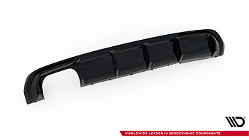 REAR VALANCE SUITABLE FOR AUDI A3 S-LINE SPORTBACK 8V (VERSION WITH DUAL EXHAUSTS TIPS ON ONE SIDE) – MAXTON DESIGN