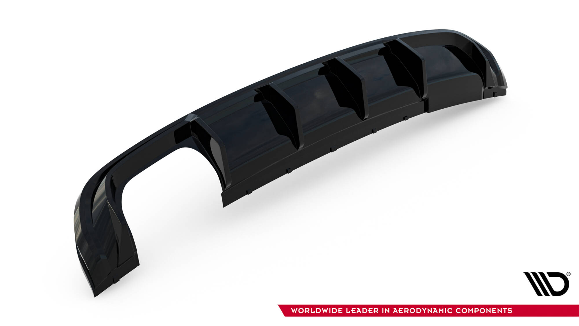 REAR VALANCE SUITABLE FOR AUDI A3 S-LINE SPORTBACK 8V (VERSION WITH DUAL EXHAUSTS TIPS ON ONE SIDE) – MAXTON DESIGN - 4
