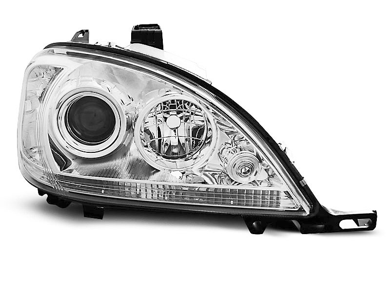 HEADLIGHTS MERCEDES W163 ML M-CLASS 03.98-08.01 CHROME