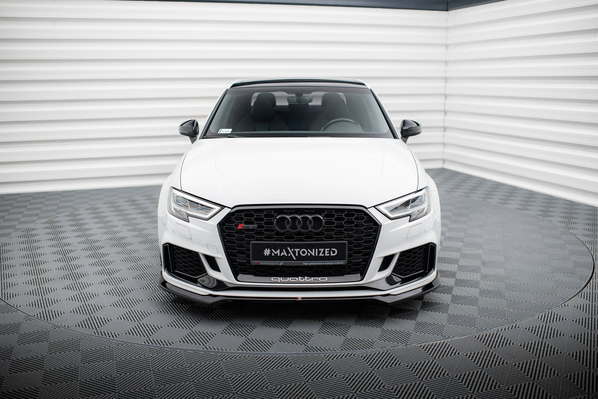 Front Splitter V.5 Audi RS3 Sedan 8V Facelift - 2