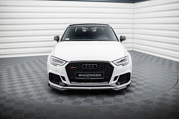 FRONT SPLITTER V.5 SUITABLE FOR AUDI RS3 SEDAN 8V FACELIFT – MAXTON DESIGN