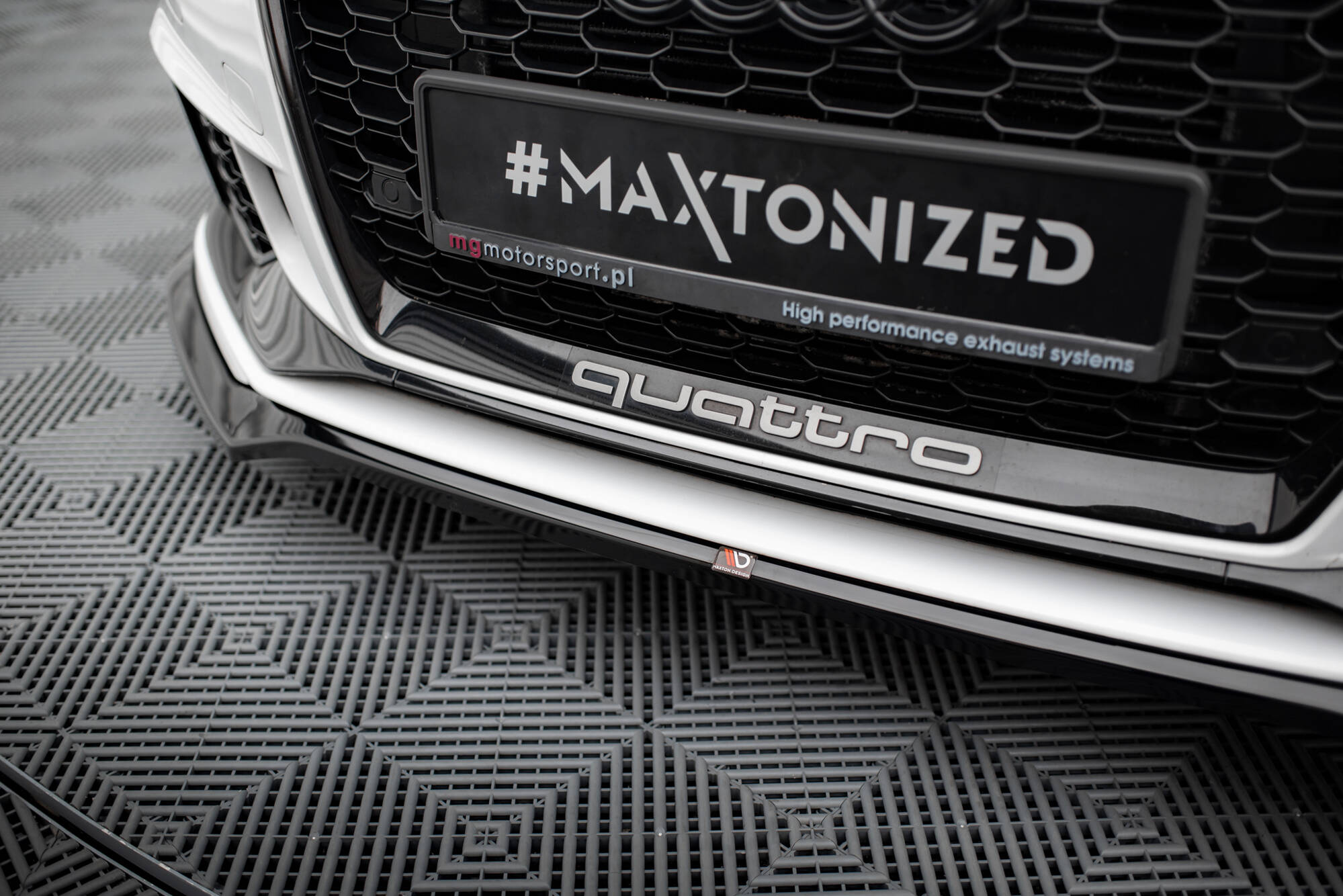 Front Splitter V.5 Audi RS3 Sedan 8V Facelift - 4