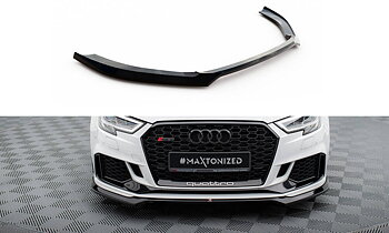 FRONT SPLITTER V.5 SUITABLE FOR AUDI RS3 SEDAN 8V FACELIFT – MAXTON DESIGN