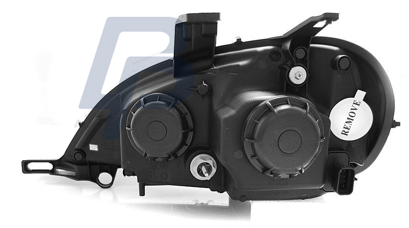 HEADLIGHTS MERCEDES W163 ML M-CLASS 03.98-08.01 DAYLIGHT BLACK - 2
