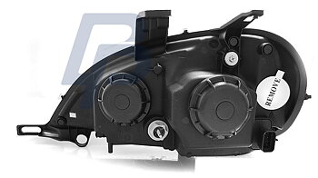 HEADLIGHTS MERCEDES W163 ML M-CLASS 03.98-08.01 DAYLIGHT BLACK