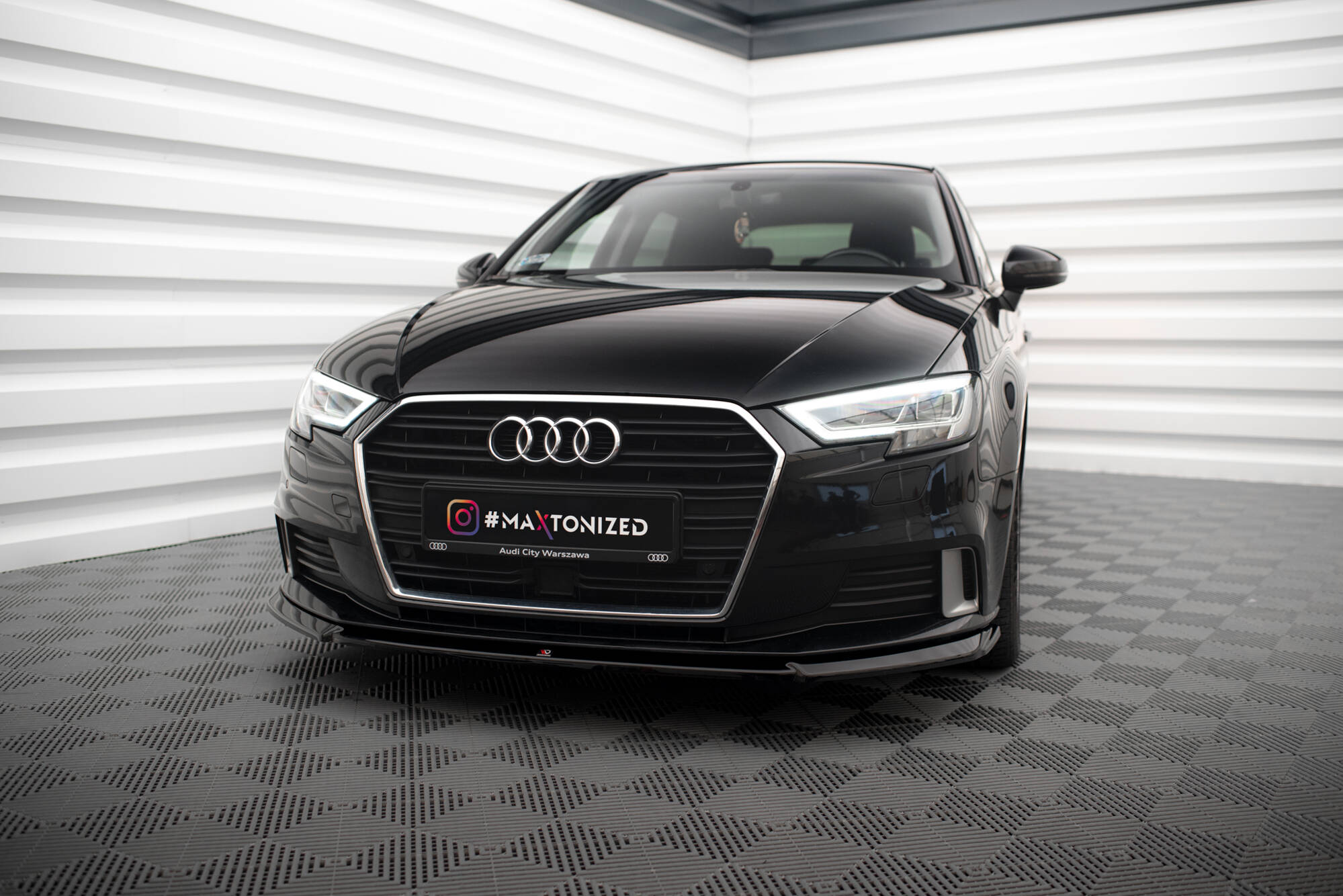 Front Splitter V.2 Audi A3 Sportback 8V Facelift - 4