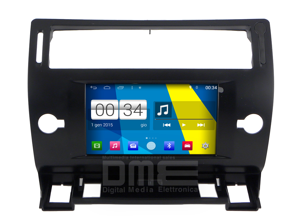 7"  CITROEN C4 MODELLANPASSAD ANDROID HUVUDENHET - 2