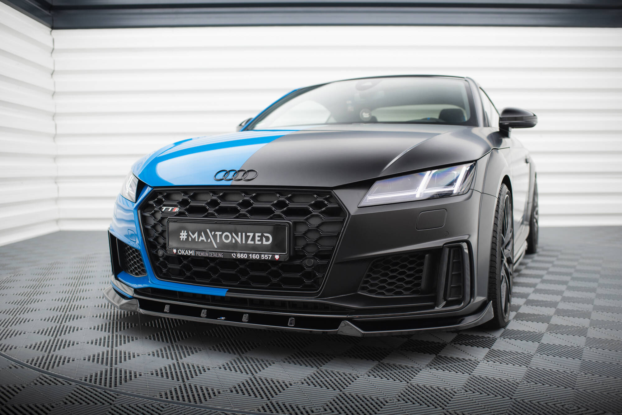 Front Splitter V.1 Audi TT S 8S Facelift - 3