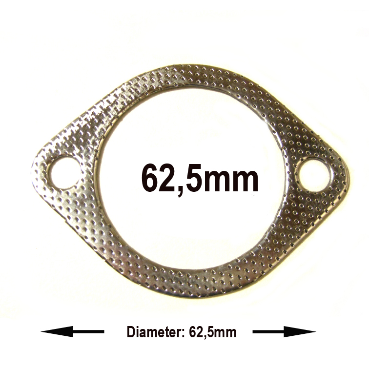 UNIVERSAL EXHAUST GASKET 62.5MM TYPE 3
