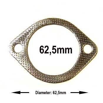 UNIVERSAL EXHAUST GASKET 62.5MM TYPE 3