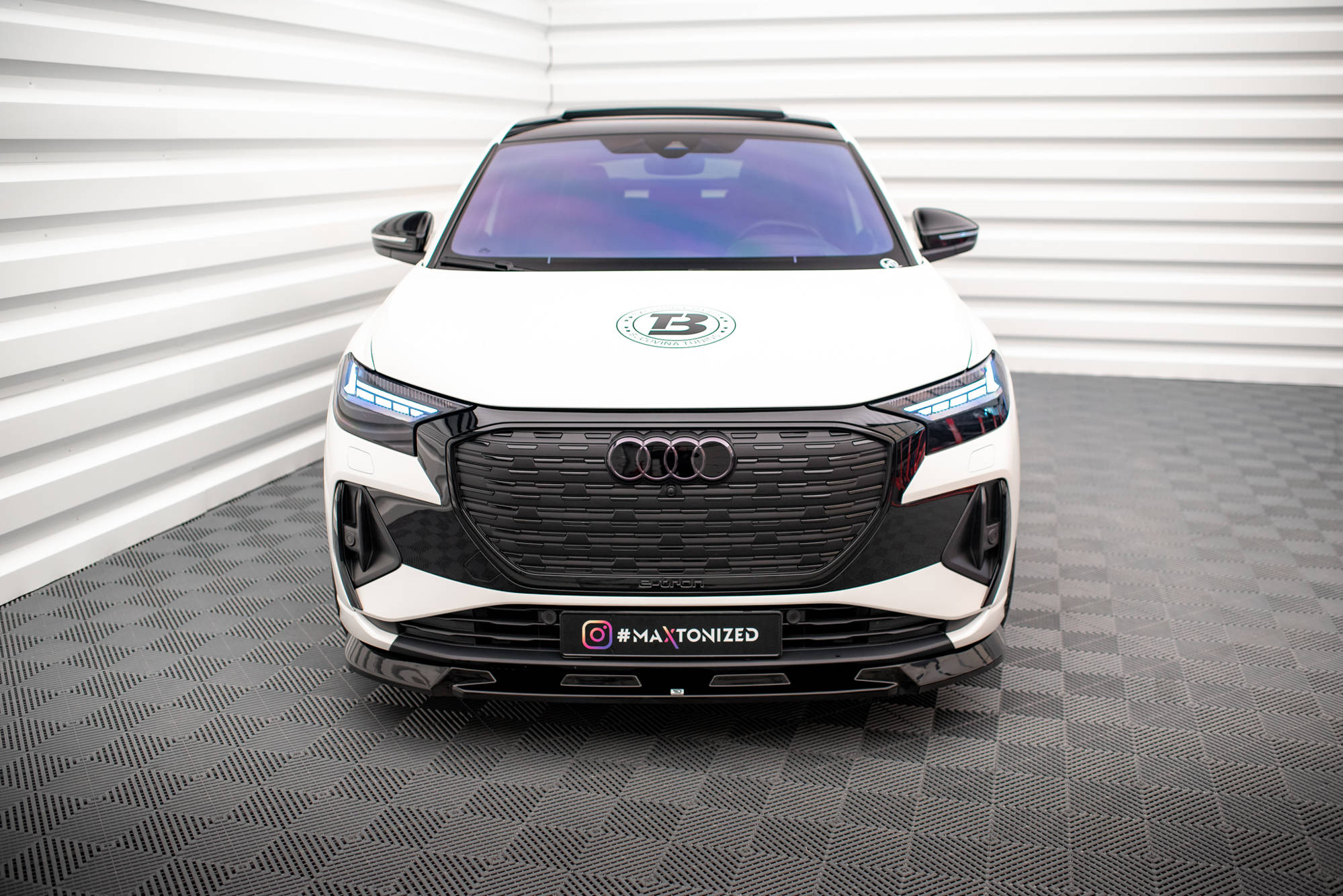 Front Splitter V.1 Audi Q4 e-Tron Sportback Mk1 - 3