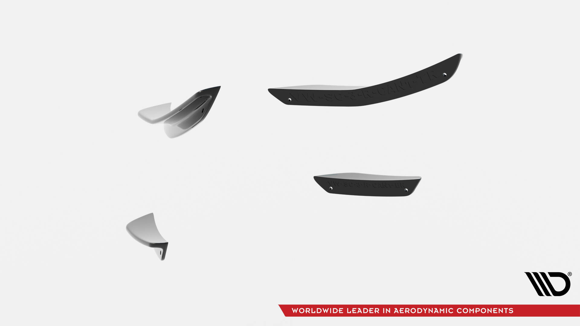 Front Bumper Wings (Canards) Volkswagen Scirocco R Mk3 - 7