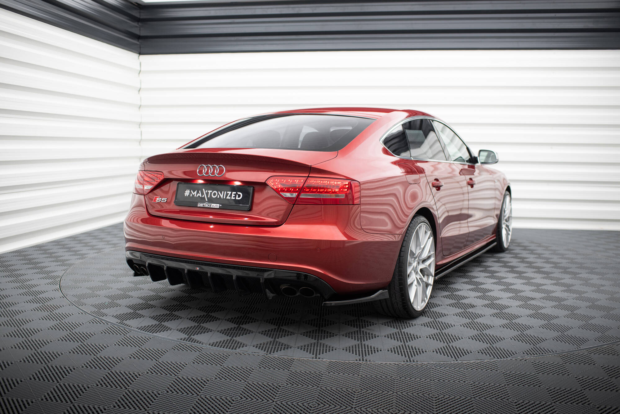 REAR SIDE SPLITTERS SUITABLE FOR AUDI S5 / A5 S-LINE SPORTBACK 8T – MAXTON DESIGN - 3