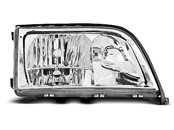 HEADLIGHTS MERCEDES W140 S-CLASS 03.91-10.98 CHROME