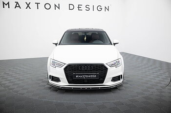 FRONT SPLITTER SUITABLE FOR AUDI A3 SEDAN 8V FACELIFT – MAXTON DESIGN