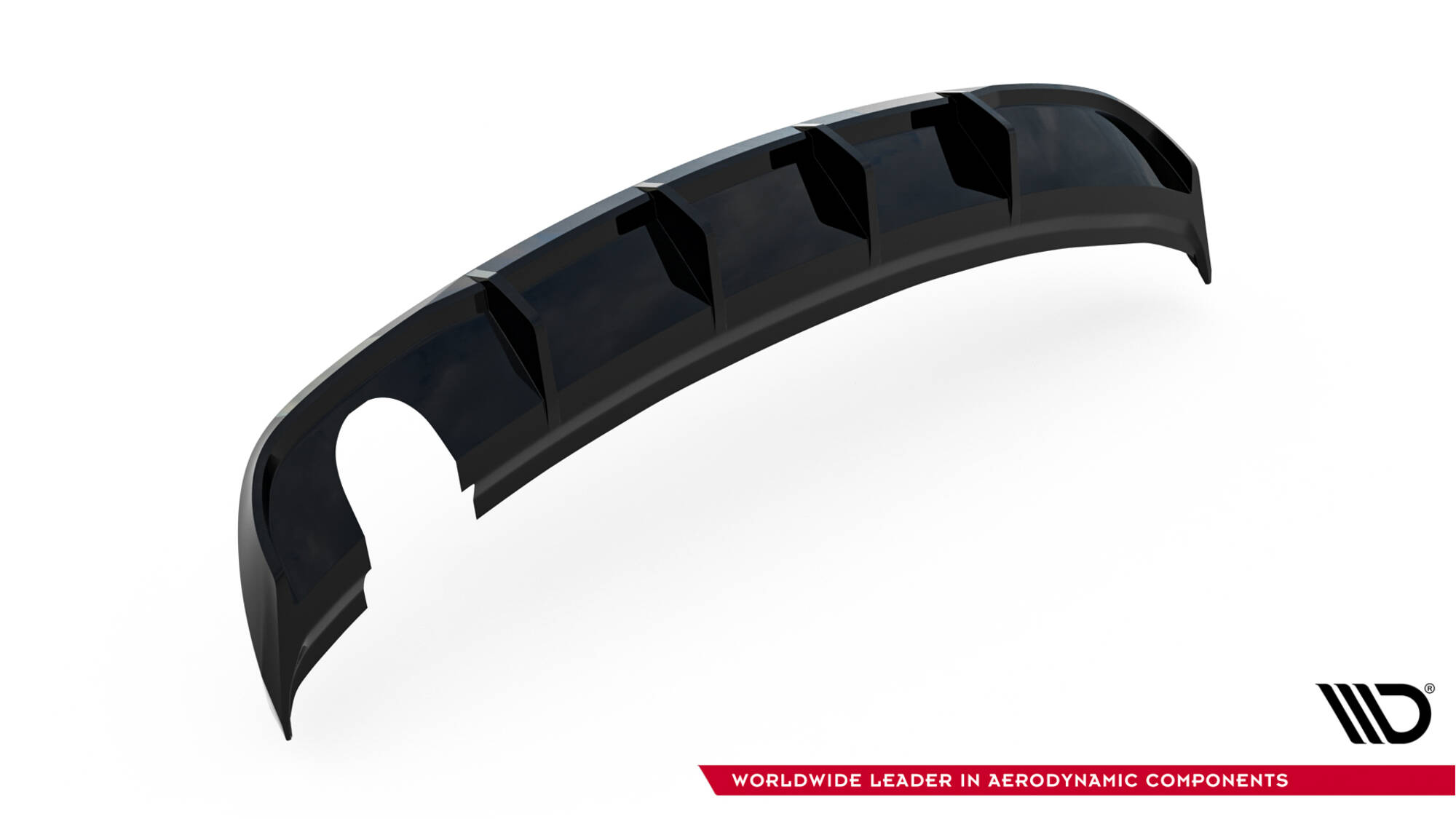 REAR VALANCE SUITABLE FOR AUDI A3 SEDAN 8V FACELIFT (VERSION WITH SINGLE EXHAUST TIPS ON ONE SIDE) – MAXTON DESIGN - 3