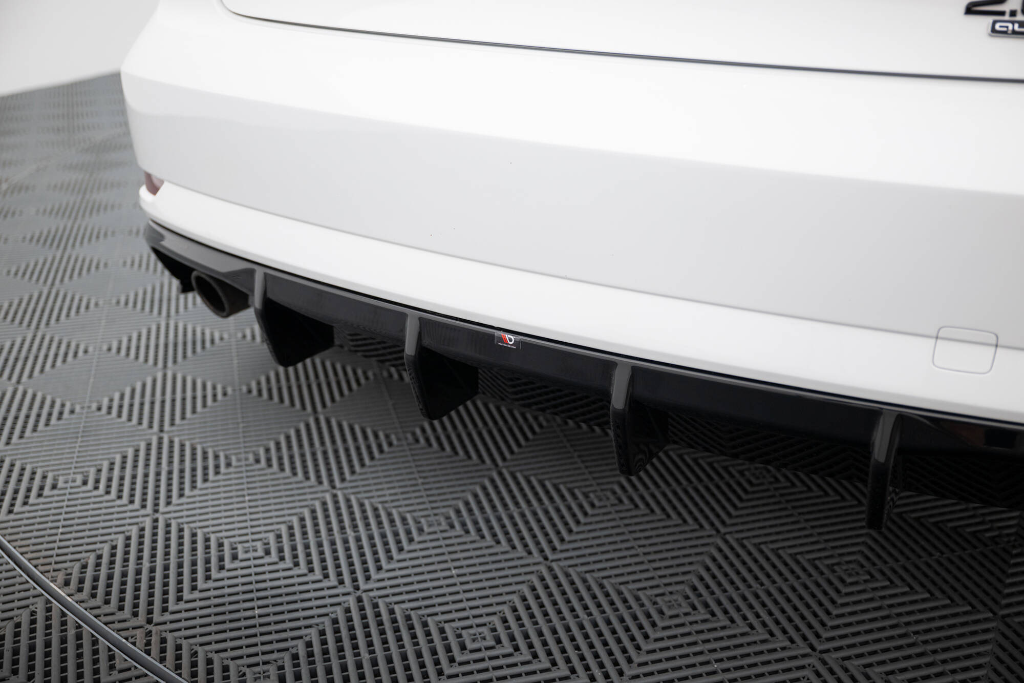 REAR VALANCE SUITABLE FOR AUDI A3 SEDAN 8V FACELIFT (VERSION WITH SINGLE EXHAUST TIPS ON ONE SIDE) – MAXTON DESIGN