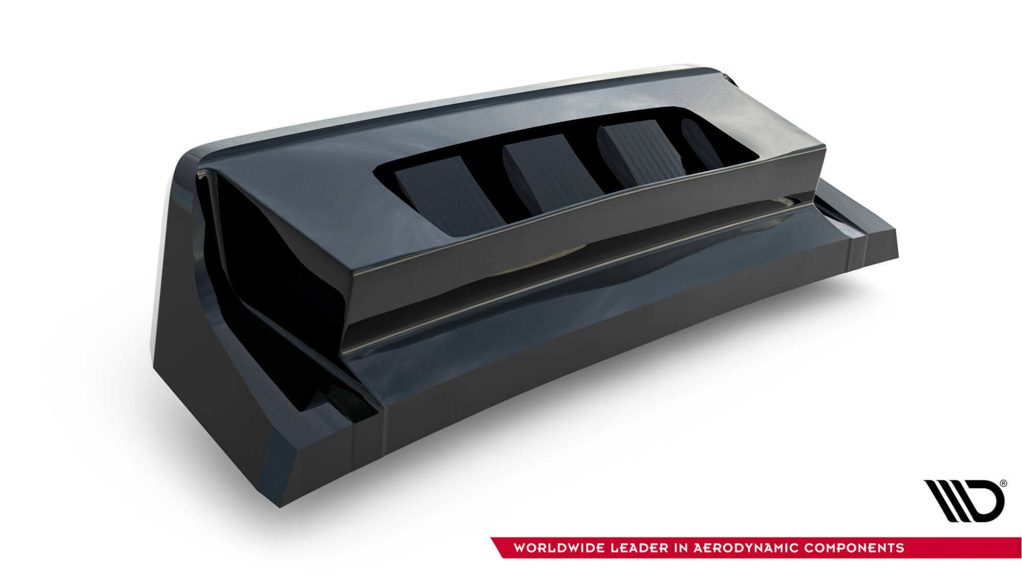 Central Rear Splitter (Vertical Bars) Volkswagen T-Roc R Mk1 - 8