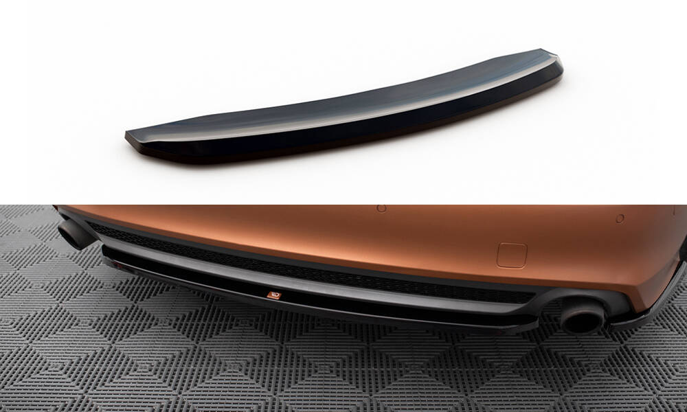Central Rear Splitter Audi A7 S-Line C7
