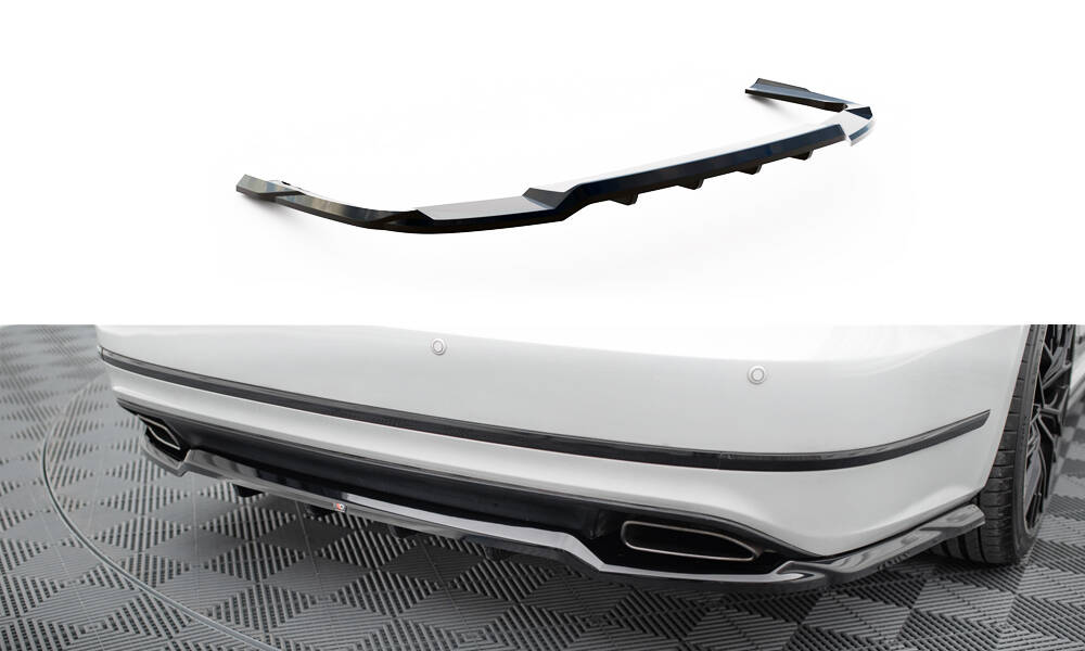 Central Rear Splitter (Vertical Bars) Volkswagen Passat GT B8 Facelift USA