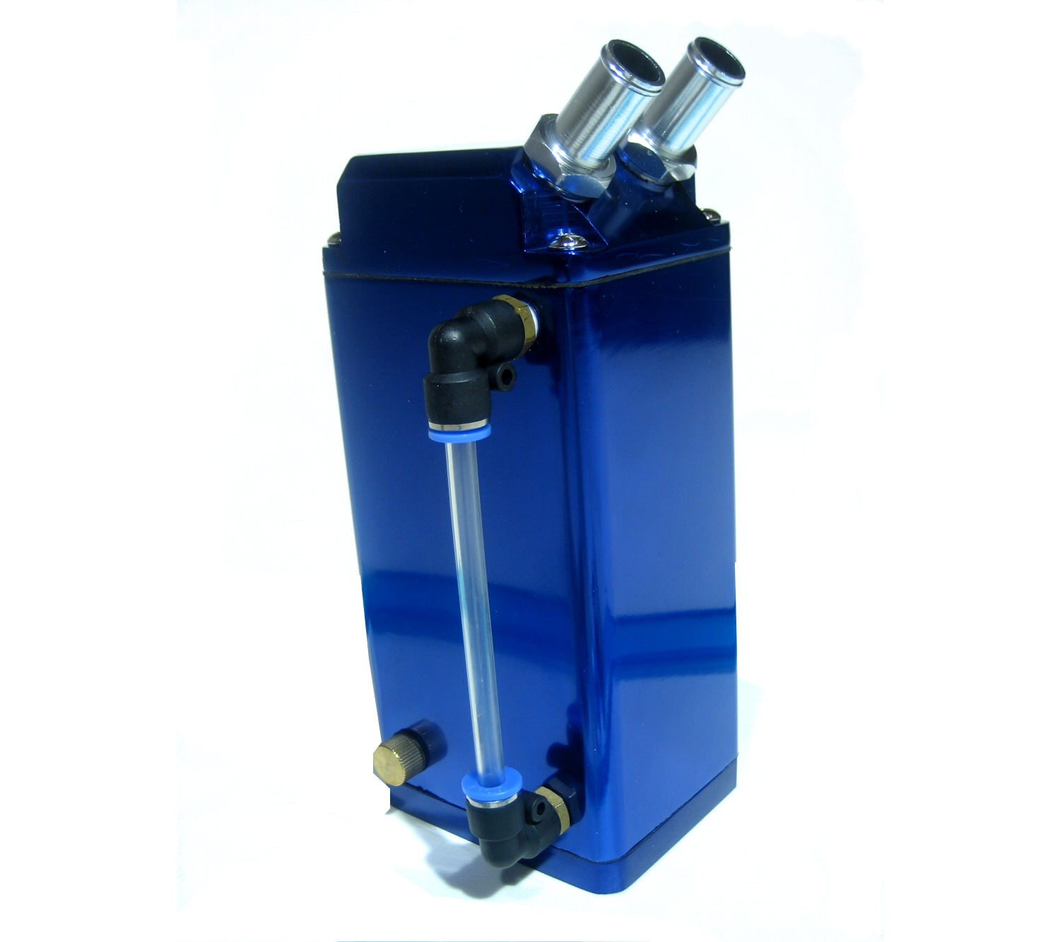 UNIVERSAL OIL CATCH TANK BLUE SQUARE + INSTALLATION MAT.