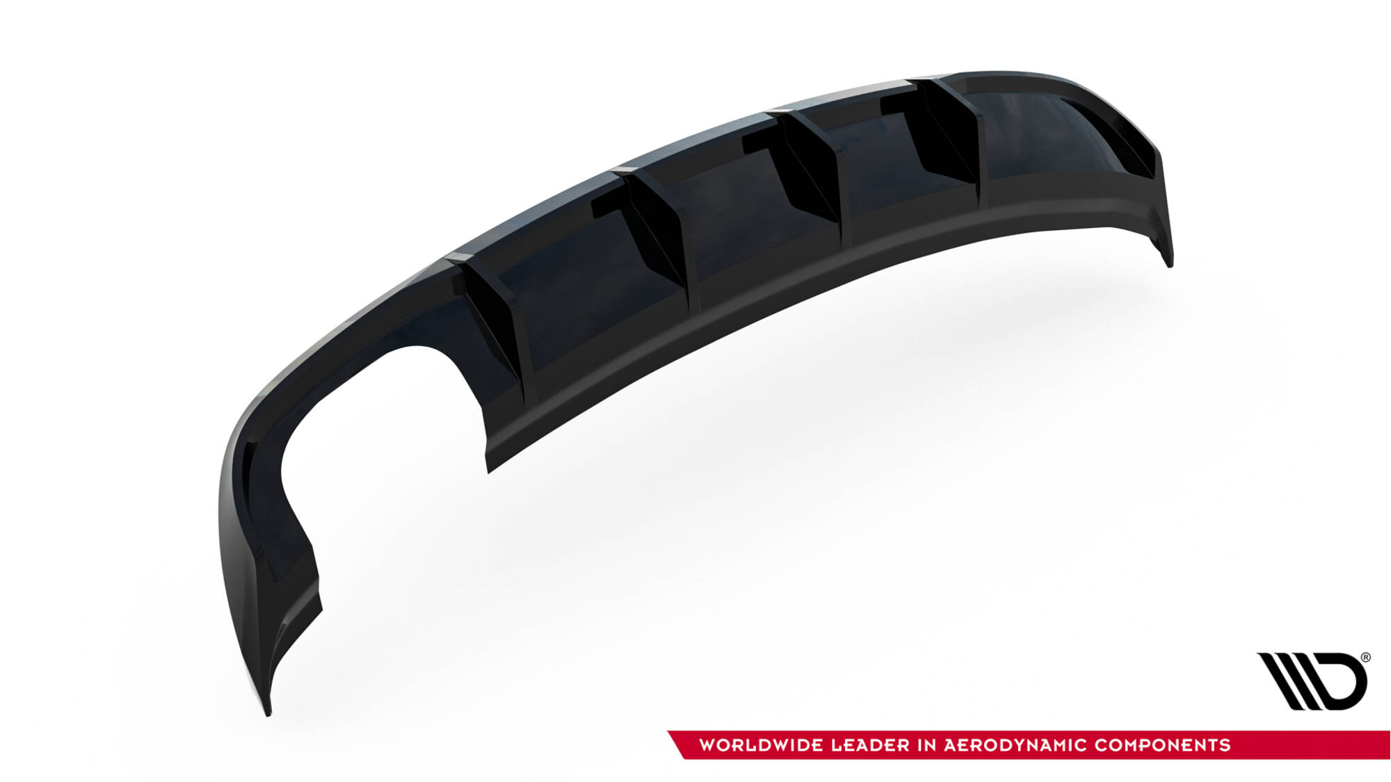 REAR VALANCE SUITABLE FOR AUDI A3 SEDAN 8V FACELIFT (VERSION WITH DUAL EXHAUST TIPS ON ONE SIDE) – MAXTON DESIGN - 5