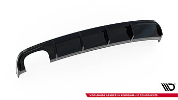 REAR VALANCE SUITABLE FOR AUDI A3 SEDAN 8V FACELIFT (VERSION WITH DUAL EXHAUST TIPS ON ONE SIDE) – MAXTON DESIGN