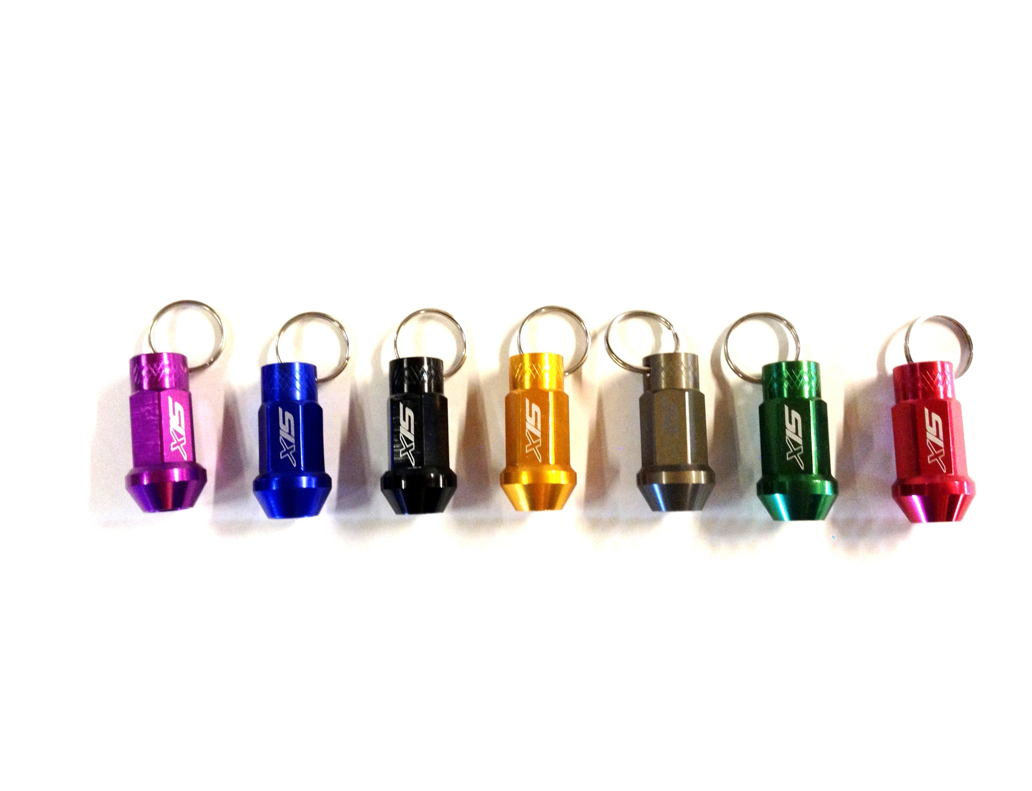 LIMITED EDITION SIX PERFORMANCE WHEEL NUT KEY RING BLACK - 7