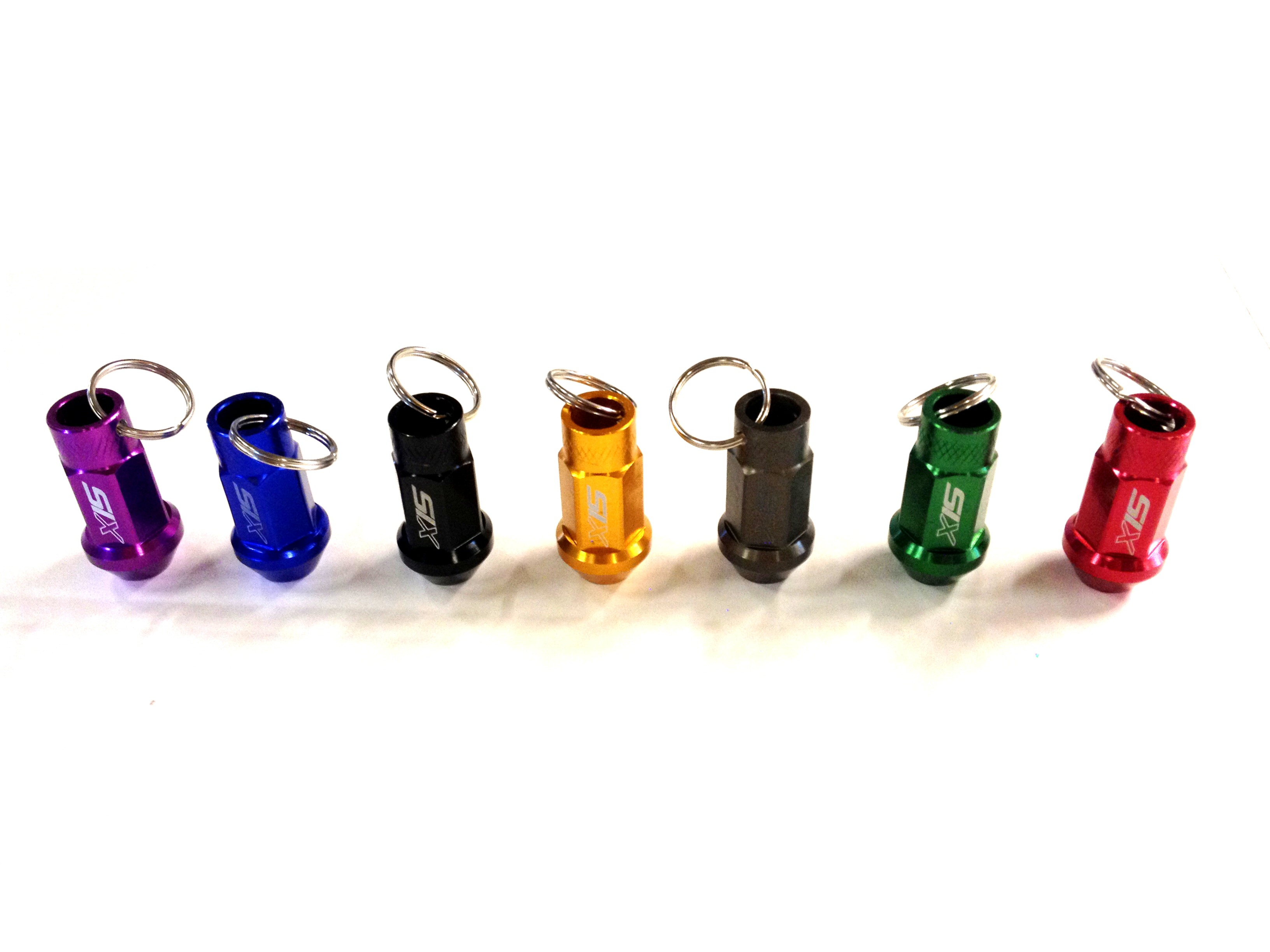 LIMITED EDITION SIX PERFORMANCE WHEEL NUT KEY RING BLACK - 6