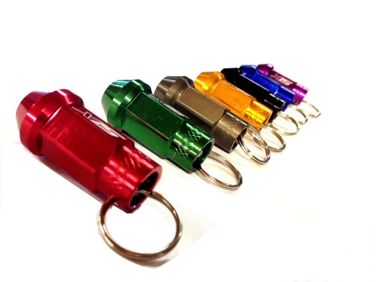 LIMITED EDITION SIX PERFORMANCE WHEEL NUT KEY RING PURPLE - 3
