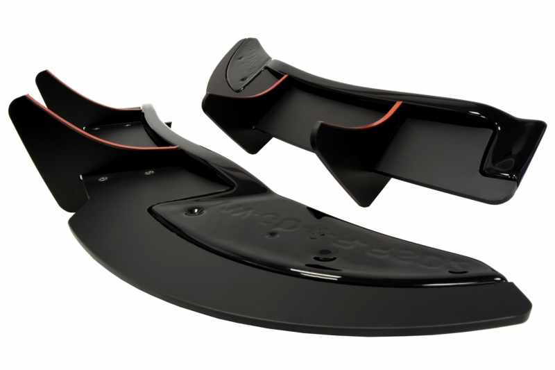 REAR SIDE SPLITTERS VW GOLF VI R (CNC)