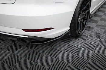 REAR SIDE SPLITTERS V.1 SUITABLE FOR AUDI A3 SEDAN 8V FACELIFT – MAXTON DESIGN
