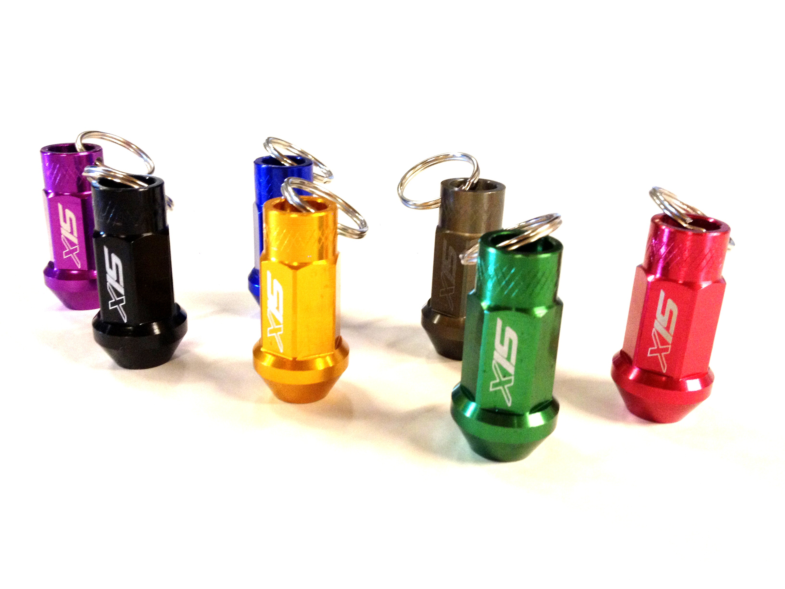 LIMITED EDITION SIX PERFORMANCE WHEEL NUT KEY RING BRONZE - 2
