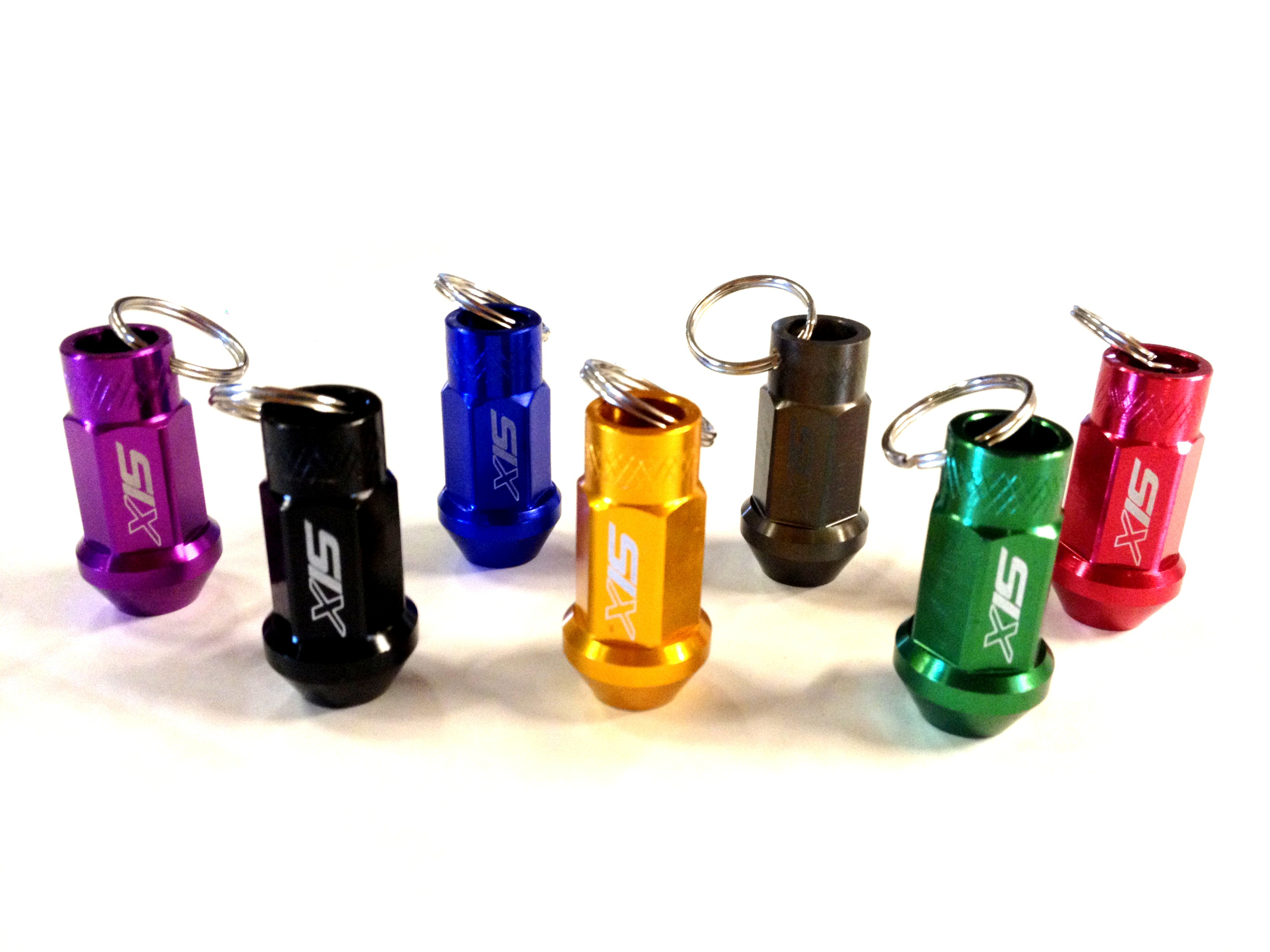 LIMITED EDITION SIX PERFORMANCE WHEEL NUT KEY RING BRONZE